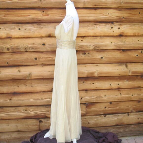 Vintage Vera Wang Sleeveless Gown 6 S - Picture 4 of 12